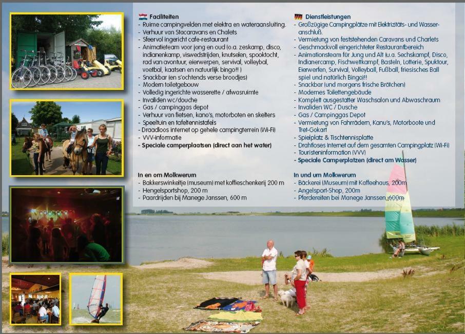 Zuiderzee-Chalet 22 Molkwerum エクステリア 写真
